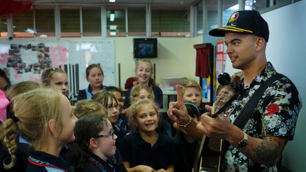 Don't Stop The Music: Guy Sebastian says music can have a transformative effect on students.