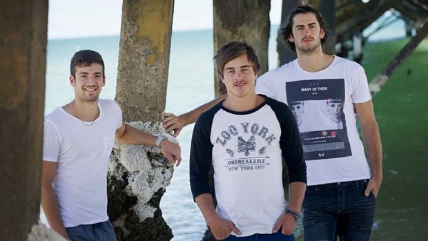 Southern sons: Jimmy Toumpas, Ben Kennedy, and Brodie Grundy are all South Australian and likely to be high draft picks.