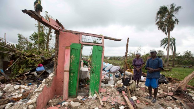 Hurricane Matthew rampaged across Haiti in October, leaving behind a path of destruction. 