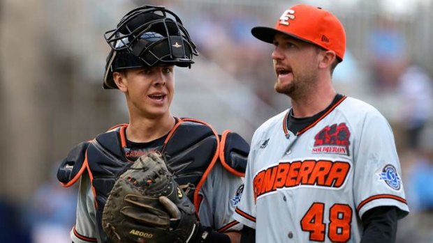 Blow for Canberra Cavalry as back-up catcher Robbie Perkins falls ill