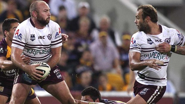 Gifty and Ratsie &#8230; Manly's Glenn Stewart, left, and his brother Brett much prefer to lead the quiet life after falling victim to the attentions their skills on the field have brought them.