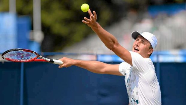 Beaten: Bernard Tomic will start Wimbledon next week as Australia's highest ranked men's player.