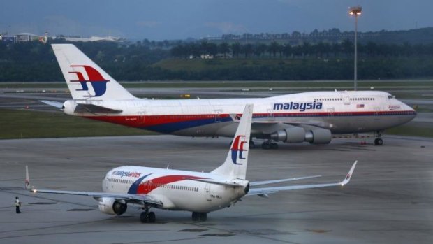 Malaysia Airlines planes.