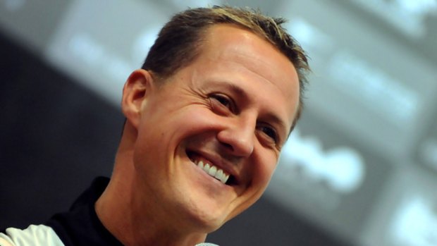 Seven-times F1 world champion Michael Schumacher in November.