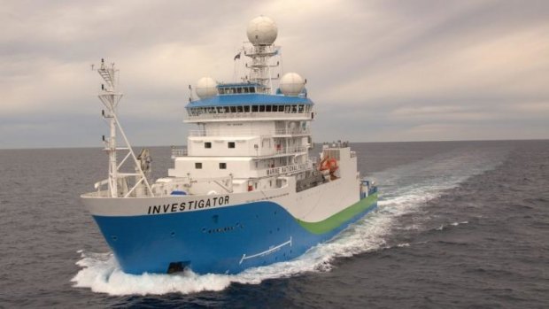 RV Investigator, the new $126 million CSIRO research ship, arrived in Hobart on Tuesday. Photo supplied.