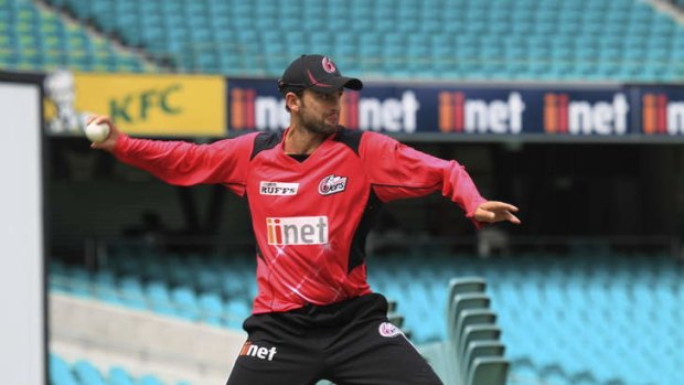 All formats: The Sydney Sixers’ Nathan Lyon.
