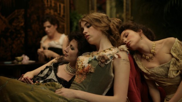 Day blurs into night for the women of L'Apollonide, a Paris brothel in Bertrand Bonello's <i>House of Tolerance</i>.