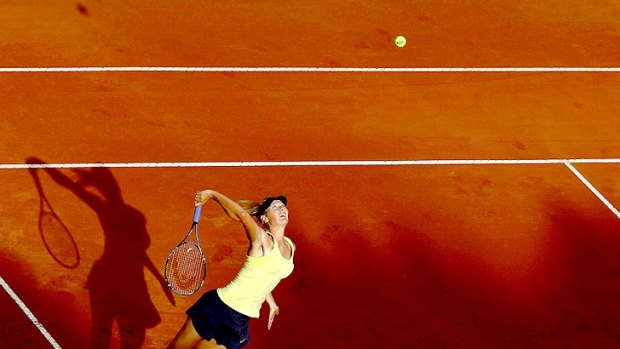 Out of the shadows ... Maria Sharapova's Rome win is her first in almost a year.