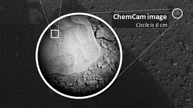 ChemCam image.