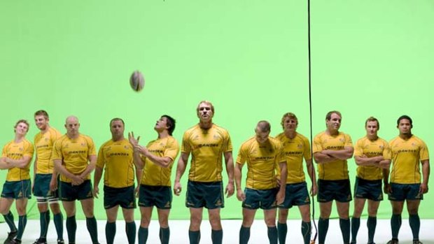 Exclusive photo from the Wallabies' new ad campaign.