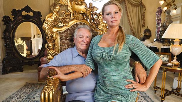 Building a $US100m home ... David  and Jackie Siegel.