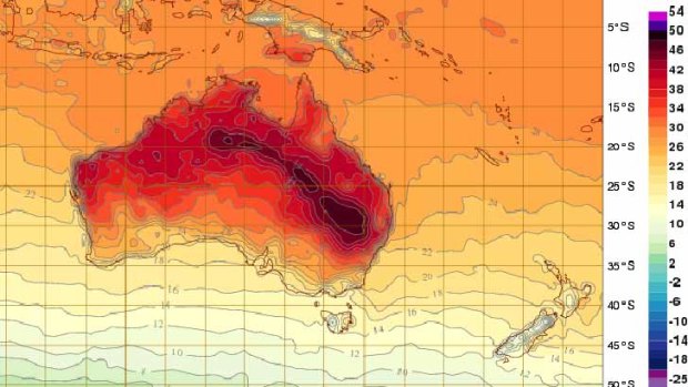 Many towns across southern Queensland and northern NSW set temperature records on Friday. Source: BoM.