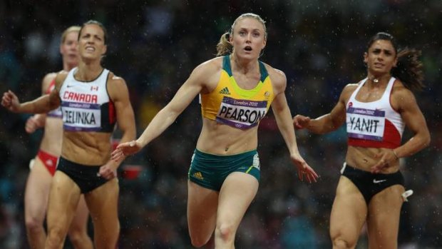 Back to work ... there's no time for a holiday for gold medallist Sally Pearson.