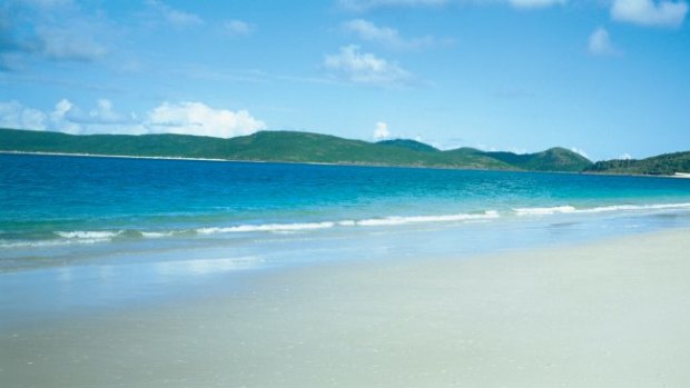Whitsunday Island's Whitehaven Beach: Seven kilometres of pure white sand. 