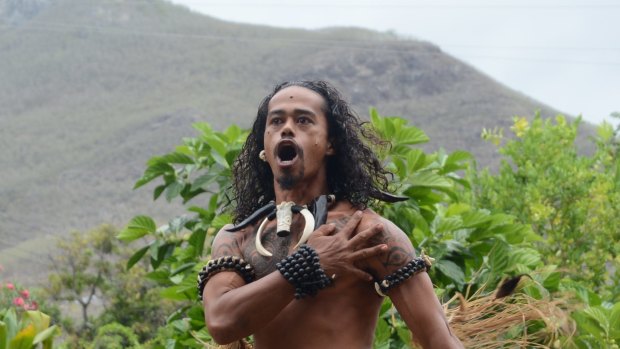 A dancer on Ua Pou. The mana, or spiritual energy of the Marquesas is powerful.