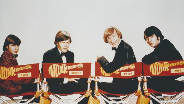 The Monkees in the early days: Davy Jones (L), Mickey Dolenz, Peter Tork and Michael Nesmith.