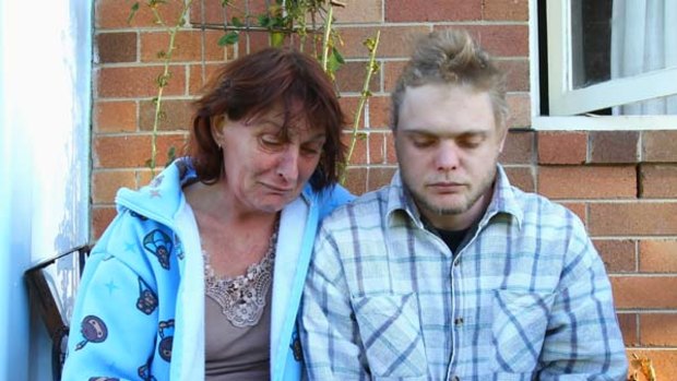 " I just want her back" ... Liz Weippeart and her son Chris, pictured at their Tregear home, say they have been left out of the loop by police in the investigation surrounding Chris's missing six- year-old daughter Kiesha.