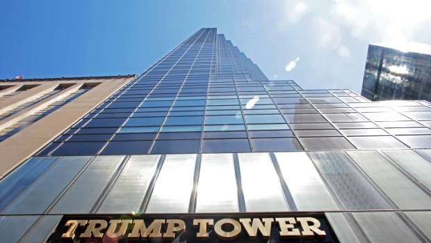 The Trump Tower in Manhattan.
