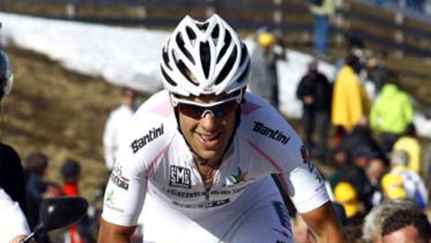 Richie Porte in action during the Giro d'Italia.