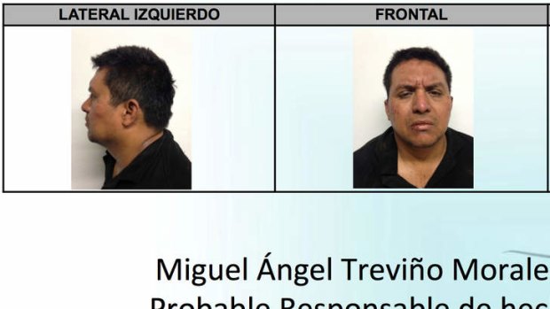Most wanted: mug shots of Miguel Angel Trevino Morales.