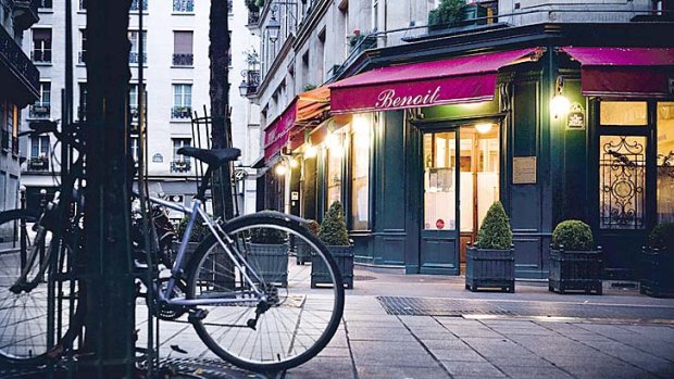 On course... Benoit in Paris is the only bistro with a Michelin star.