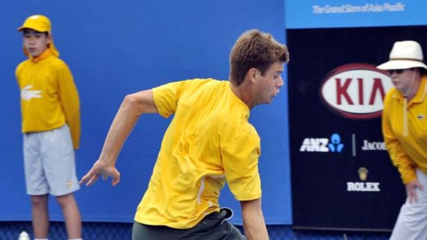 Ryan Harrison was ousted by Adrian Mannarino.