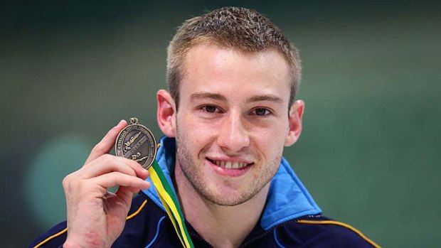 Beijing gold ... the Australian diver Matthew Mitcham.
