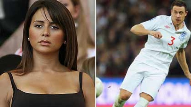 Sex scandal ... Wayne Bridge, top right, has quit the England team after Vanessa Perroncel, top left, had an affair with John Terry, bottom. Terry has since reconciled with his wife, Toni, after a holiday in Dubai.