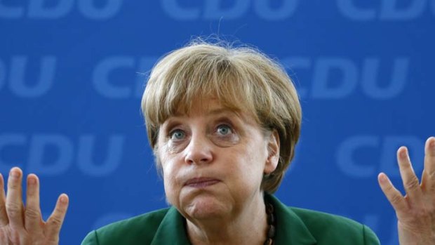 German Chancellor Angela Merkel is running out of patience with Greece.