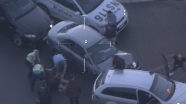 The dramatic pursuit comes to an end in Mount Hawthorn where the alleged offender was arrested