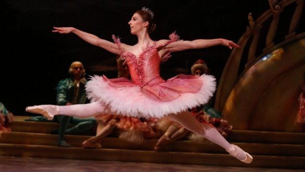 Lana Jones dances beautifully as Princess Aurora in <i>The Sleeping Beauty</i>.