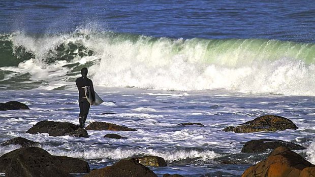 Wild rides: New Zealand's west coast surf.