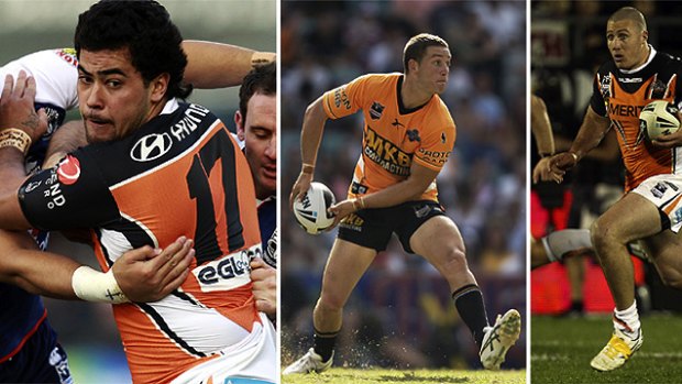 Player exodus ...  Andrew Fifita, Tim Moltzen and Bryce Gibbs are all leaving Wests Tigers at the end of the season.