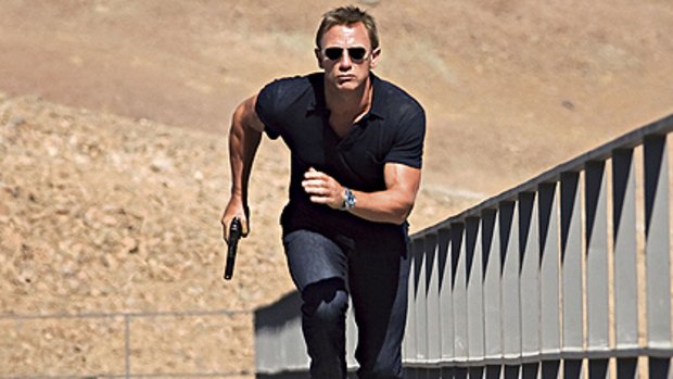 Filmed in 3D... Daniel Craig as James Bond.