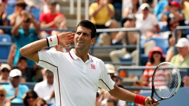Listen to my footsteps: Novak Djokovic continues to power through the US Open draw.