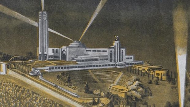 Plans for Brisbane's long lost Luna Park, situated with Cloudland at Bowen Hills.