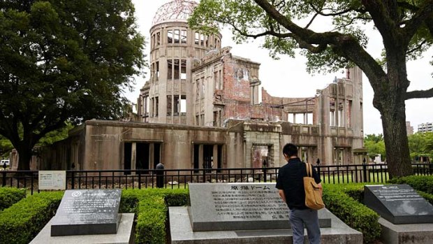 The Atomic Bomb Dome, Peace Memorial Park in Hiroshima.