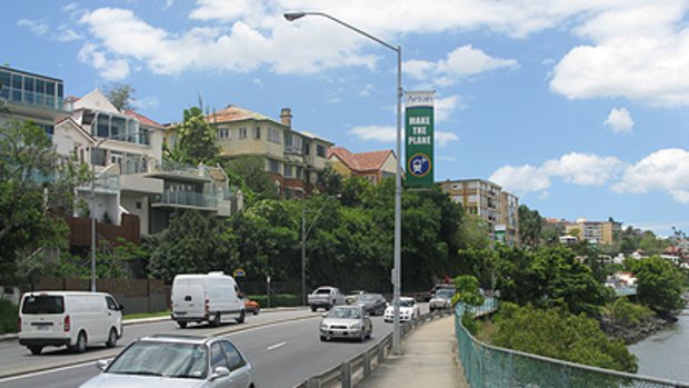'Variety of options' ... Brisbane's busy Kingsford Smith Drive is set to be expanded.