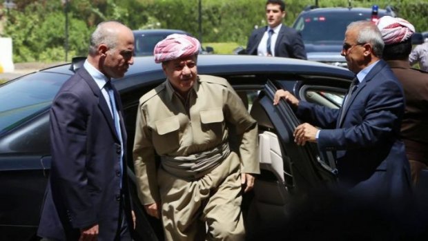 The president of Iraq's autonomous Kurdistan region, Massud Barzani, is pushing for independence from Iraq.