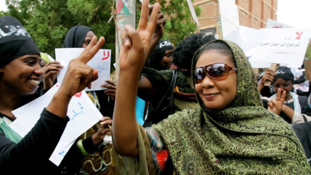 Defiant ... Sudanese journalist Lubna Ahmed al-Hussein.