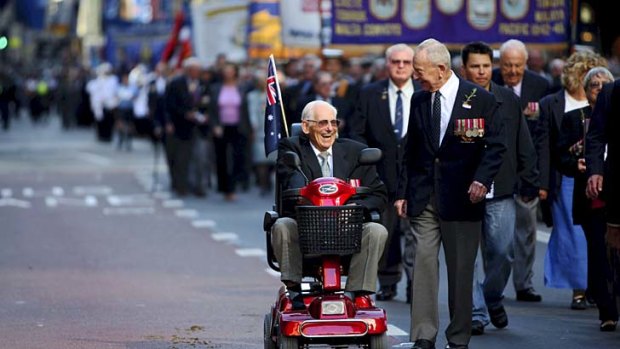 Call for volunteers to join &#8230; Anzac Day marchers show their spirit.