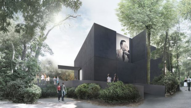 The black box: Melbourne-based architecture firm Denton Corker Marshall's design for the new Australia pavilion at the Venice Biennale.