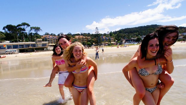 Rite of passage ... Lorne is one of Victoria's main schoolies towns.