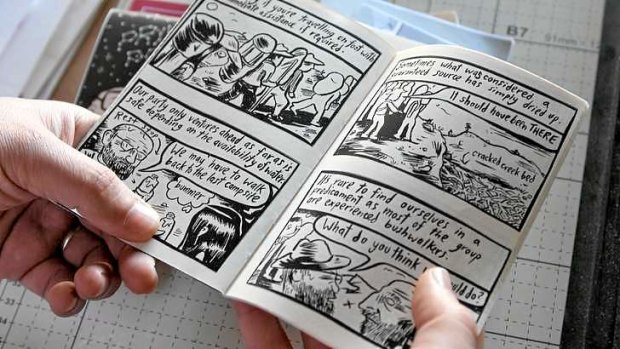 Funny business: Monthly mini comics produced by Andrew Fulton, Rebecca Hayes, Mandy Ord and Ive Sorocuk.