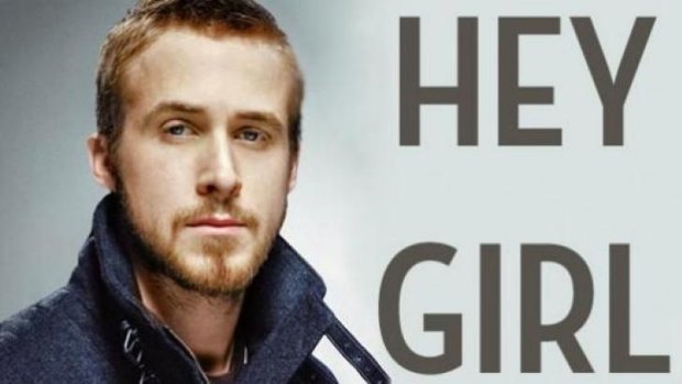 The #HeyASIO Twitter thread draws on 'Hey, girl' posts associated with actor Ryan Gosling.