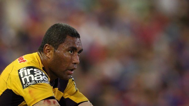 As one of the elder statesmen of the out-of-sorts Broncos Petero Civoniceva has been feeling the pressure.