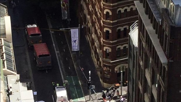 A motorcyclist has been killed in Sydney's CBD.