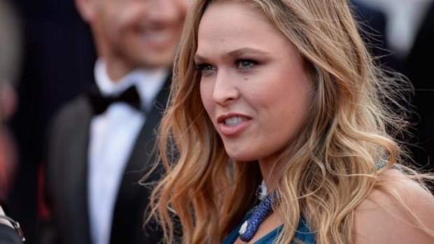 Ronda Rousey on the red carpet at the Cannes Film Festival last week.