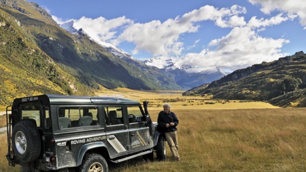 Remote and refined ... guide Dick Watson in the Rees Valley.