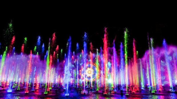 A whole new world ... Disneyland's World of Colour.